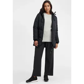 Oxmo OXJunchen Damen Winterjacke Damenjacke Jacke mit Kapuze Eingrifftaschen Reißverschluss Regular fit, - L