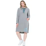 laurasøn Kleid Midi Grau Melange 42