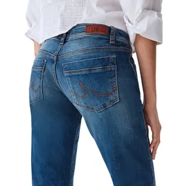 LTB Jeans Damen Valentine Straight Fit Jeanshose Hose Denim Tiefer Bund, Farbe:Blue Lapis Wash (3923), Größe:29W / 36L - 29W / 36L
