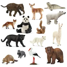 Schleich Spielfigur wilde Tiere der Welt 14-teilig