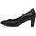 TAMARIS Damen, Pumps mit Blockabsatz, schwarz, 42 EU