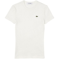 Lacoste T-Shirt Slim Fit Shirt aus Bio-Baumwolle weiß