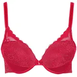 LISCA Push-up-BH Größe 80B, Farbe rot, - 80B