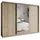 masseno Schwebetürenschrank VARO 250 x 205 x 60 cm Braun