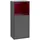 Villeroy & Boch Villeroy und Boch Finion Seitenschrank F510HBGK 41,8x93,6x27cm, rechts, Regal oben Peony Matt, Anthracite matt