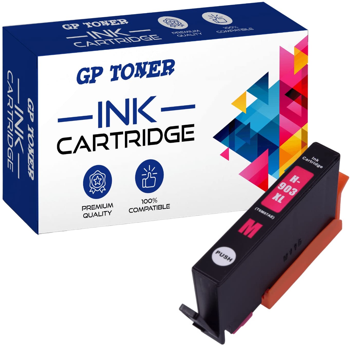 GP TONER Kompatibel Tintenpatrone als Ersatz für HP 903XL 903 XL Multipack Druckerpatronen für HP Officejet 6950 Pro 6970 6760 6978 6979 6965 6968 (Schwarz, Cyan, Magenta, Gelb)
