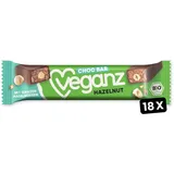 Veganz Bio Choc Bar, Haselnuss, 40 g