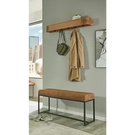 Haku-Möbel Wandgarderobe RIVERA Braun