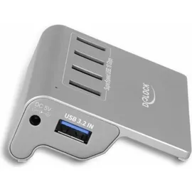 DeLock USB 3.2 Gen 2 Hub mit 4 USB Typ-A Tisch-Hub