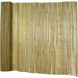 casa pura Sichtschutzelement 100 x 300 cm Braun Bambus