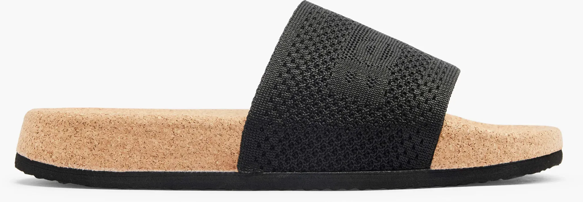 Bench  Flache Pantolette Schwarz, Damen, Größe: 40, Material: PU/Synthetik - Bench  Flache Pantolette Schwarz, Damen, Größe: 40, Material: PU/Synthetik - woman - Schwarz