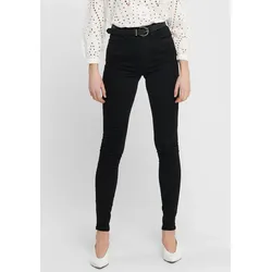 High-waist-Jeans »ONLROYA HW SKINNY BJ13964«, im 5-Pocket-Design, Gr. L (40) - Länge 32, BLACK, , 16811424-L Länge 32