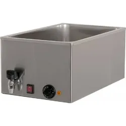 Bain Marie - AMITEK BM116R - 230 V - 1000W Leistung - 1 Becken mit Wasserhahn