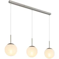 Nowa Esszimmerleuchte Pendelleuchte Hängelampe Glaskugeln E27 3-Flammig alabaster