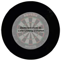 KARELLA Dart-Surround 4-teilig Auffangring Schwarz