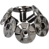 Shimano Schrauben für Schuhplatten SM-SH20 PD-R9100 | M5x8 mm 6 Stk. Schraube SPD-SL Standard M5x8mm 5x8mm, 8mm