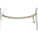 Bernd Götz Kettengürtel BERND GÖTZ "Kettengürtel schmücken die Taille mal ganz ohne Leder", Damen, Gr. S1, gold, Metall, Gürtel