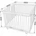 Waldin Baby Laufgitter 100 x 100 cm natur Bodenfarbe grau/punkte