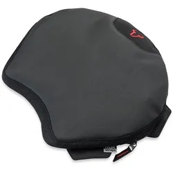 SW-Motech TRAVELLER SMART Komfortkissen - Schwarz. 33,5 x 38 cm. Mit Polyurethan-Luftpolster, schwarz