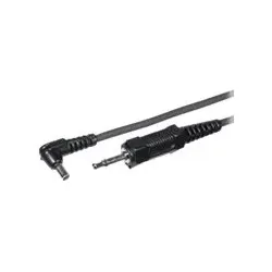 Walimex Synchro-Kabel für Blitz - power DC jack männlich zu Mono Mini-Stecker mä