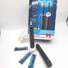 Oral-B Pro 3 3900 + 2. Handstück schwarz/schwarz Gift Edition