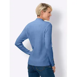 Classic Basics Stehkragen-Pullover Himmelblau 44