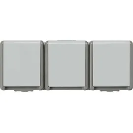 Siemens DELTA fläche IP44 Schuko-Steckdose, dunkelgrau/hellgrau 5UB4731