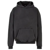 URBAN CLASSICS Stone Washed Hoody in schwarz Größe XXL