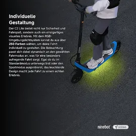 Segway Segway-Ninebot C2 Lite Kinder E-Scooter (7 Zoll, Schwarz)