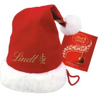 Lindt Weihnachtsmann Mütze mit Pralinen