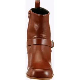 Heine Stiefelette in braun-leo | Gr.: 38