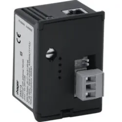 Hager SM213 Modul Ethernet Jbus/Modbus für SM103E.Modul Ethernet Jbus/Modbus für Multifunktionsmessgerät SM103E. Diese Modul stellt die Verbindung