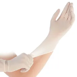 Synthetikhandschuhe Größe M Elastic puderfrei 10x100 Stück Weiss Vinylhandschuhe Einweghandschuhe Arbeitshandschuhe Einmalhandschuhe