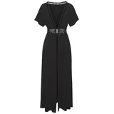 LASCANA Strandkleid Schwarz 40
