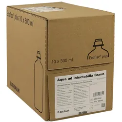 AQUA AD Injectabilia Ecoflac Plus Infusi 10X500 ml