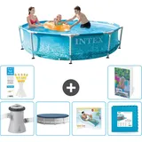 Frame Pool Rund - 305x76 Cm - 7-teilig  S303