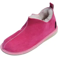 Hollert Damen Lammfell Hausschuhe Cinderella PINK Fellschuhe 100% Merino Schaffell für Wohlgefühl - warm, atmungsaktiv Schuhgröße EUR 39 - 39 EU