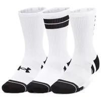 Under Armour 3er Pack Crew Socken Weiß 47-50