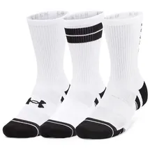 Under Armour 3er Pack Crew Socken Weiß 47-50