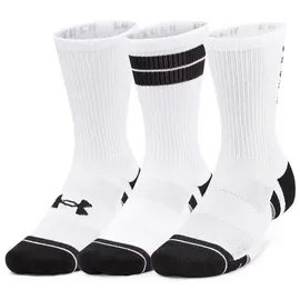 Under Armour 3er Pack Crew Socken Weiß 47-50