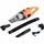 STHOR Akku-Handstaubsauger 80W Orange/Transparent/Weiss