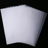 100 Stück Transparentes Papier A4, Transparentpapier Seidenpapier für Zeichnungen, Pompons, Geschenkverpackungen, Partys, Dekorationen Kunsthandwerk (17g/m2)