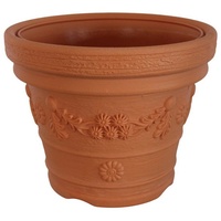 Prosperplast Pflanzkübel Massiver Blumentopf Blumenkübel terrakotta aus Kunststoff Ø 30 cm