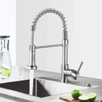 Küchenarmatur Wasserhahn Küche m. Brause 360° schwenkbar Mischbatterie Edelstahl