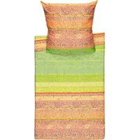 BASSETTI Fein Satin Bettwäsche Montalcino V1 in grün-pink |