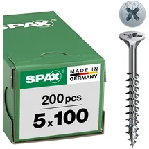 SPAX Senkkopfschraube 5 x 100 mm 200 Stück