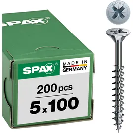 SPAX Senkkopfschraube 5 x 100 mm 200 Stück