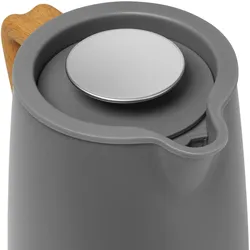 Schneider Wasserkocher Fjord Line 1,7 Liter, Wasserstandsanzeige, grau