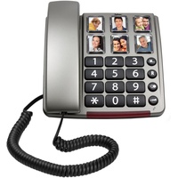 Profoon TX-560 Telefon große Fototasten Schwarz