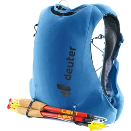 Deuter Trailrunning Trinkweste Traick 9 Nachtblau Leicht Atmungsaktiv Stockhalter Trinksystem
